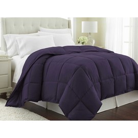 Southshore Fine Living, Inc. Comforters, King Size Down Alternative Comforter, Oversized Cal/King Bedding Comforter, All Season Comfort, Easy Care Bedding, Purple Comforters