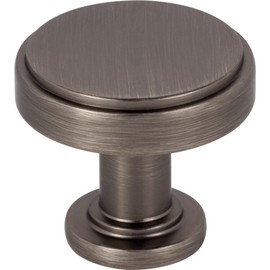 Jeffrey Alexander 1-1/4" Overall Length Brushed Pewter Richard Cabinet Knob
