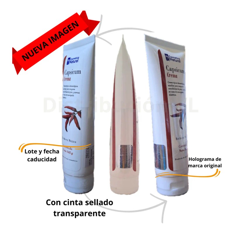 Crema Neuropatía Diabética Activo Principal Capsaicina