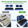 10L0L Golf Cart Front Rear Seat Covers for Yamaha G2