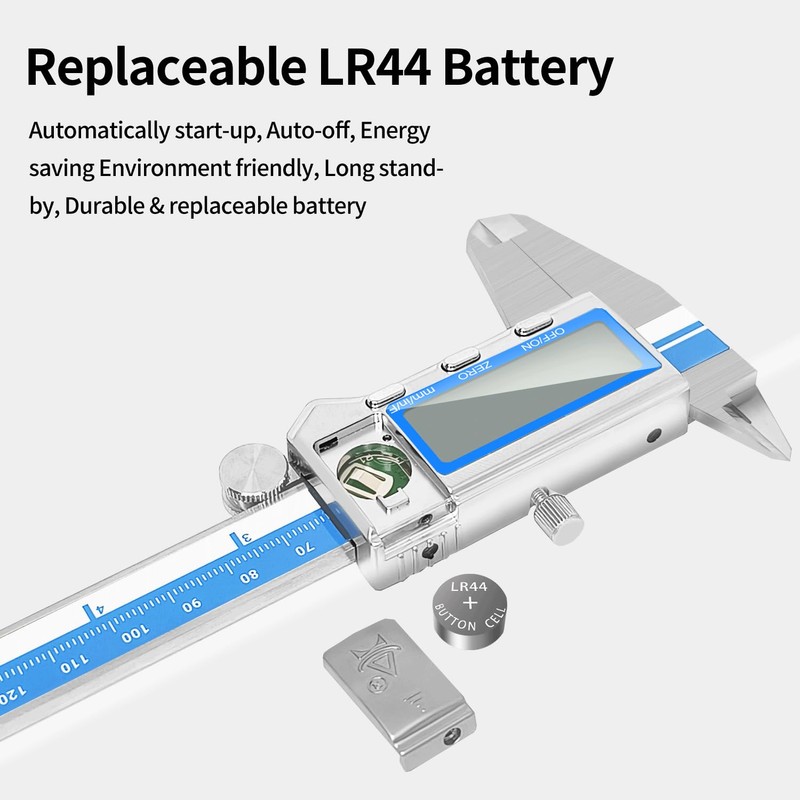 Digital Caliper 6 Inch Measuring Tool Stainless Steel Vernier Caliper
