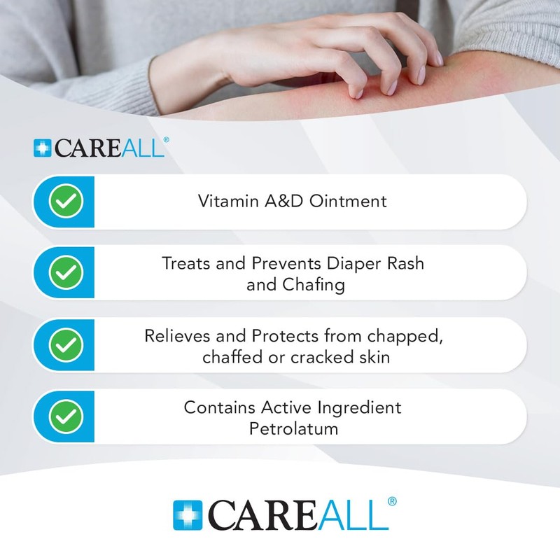CareAll Vitamin A&D Ointment 15 oz. Helps Treat and Prevent