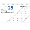 Monthly Standing Calendar 2025 – 20 x 15 cm –