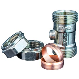 22mm or 3/4 Inch Isolation Valve x 1 WRAS Approved Chrome Plated Brass Shut Off Stop Tap Compression Fitting Chrome Plated Brass Shut Off Stop Tap, Ideal for Isolating Water Supply to Appliances.
