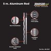 Johnson Level & Tool 40-6327 Metric Aluminum Grade Rod, 5m,