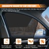 UHANBUT Car Front Side Window Sunshade, Magnetic Automotive Windshield Privacy
