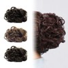 etc Natural clip-on bun wig, voluminous updo / 자연스러운 똥머리