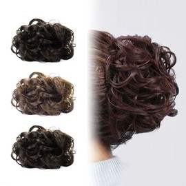 etc Natural clip-on bun wig, voluminous updo / 자연스러운 똥머리 집게 당고머리 가발 풍성 업스타일