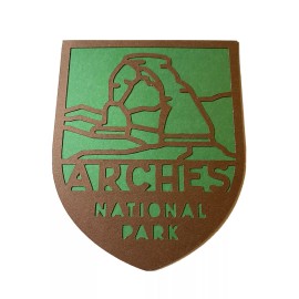 Unbranded Arches National Park Layered Die Cut Scrapbooking Embellishment