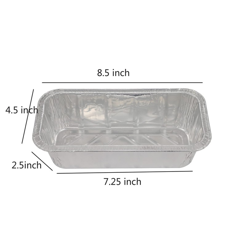 Waytiffer Loaf Pans [50 Pack] 2Lb Heavy Duty Disposable Aluminum