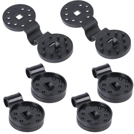 40Pcs Garden Shade Cloth Plastic Clips Greenhouse Film Shade Netting Black Clips Portable Round External Shade Net Hook Clips for Garden Netting Shade Netting