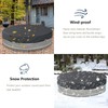 Bitubi 5-6 Ft Steel Round Stock Tank Pool Cover,Upgraded with