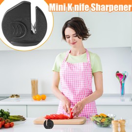 Manual Cutter Sharpener | Mini Cutter Sharpener Whetstone | Gadgets Tool Whetstone Grinding Quick Polishing for Scissors Household Kitchen Dining