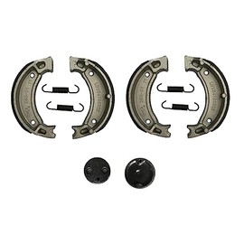 Factory Spec Front Brake Shoes & Rear Brake Pads, for Yamaha Blaster 200 fits 1988-2002 YFS200