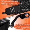 FOVPLUE 1.25" Highway Footpegs,Long Angled Adjustable Highway Pegs w/Mounts for