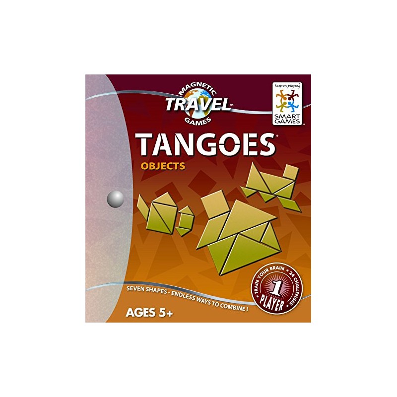 Smart Games Tangoes Magnetic Travel Game, Objects