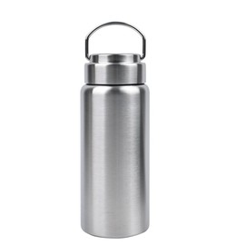 CDJ 20oz Uninsulated Single Wall Stainless Steel Water Bottle, Reusable Metal Water Bottle for Sports, Leakproof and Durable, Perfect for Hiking, Gym, Picnics, and Outdoor Activities
