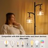 9MMML Rattan Floor Lamp for Living Room, Boho Floor Lamp