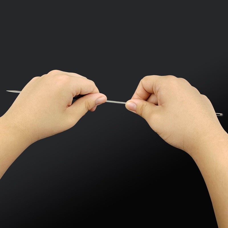 1 Pcs 3.93 inches Length 3mm Thickness Professional Upholstery Needle,