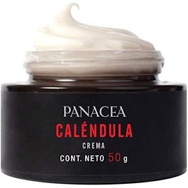 Crema facial de CALÉNDULA. Hidratante. Contiene caléndula, sábila y centella asiática. Su fórmula base está hecha de aceite de coco, uva, cera de abeja y manzanilla.50g.