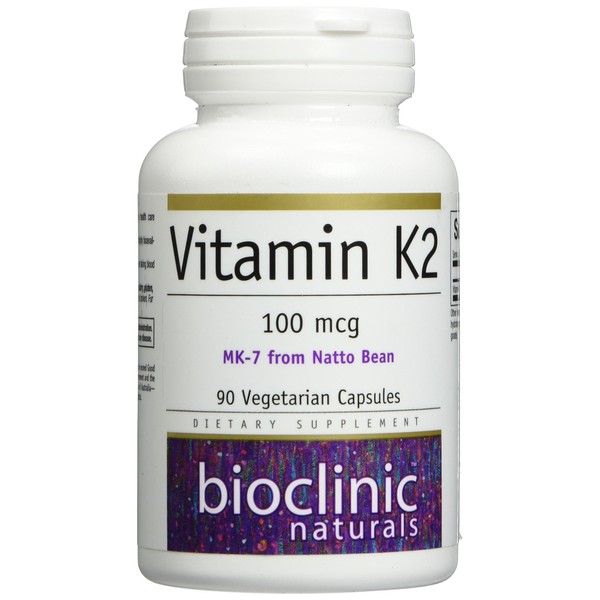 Bioclinic Naturals Vitamin K2, 90 Count