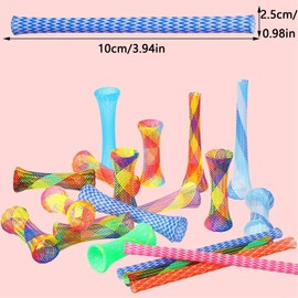 26 PCS Marble Mesh Fidget Toy, Marble Fidget Toys, Marble Mesh, Random Colour Sensory Stress Relief Toys for Adults & Kids, Perfect for School, Office & Home Use (Random Colour )