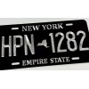 Diamond Etched Products Custom New York NY State Car Tag