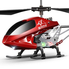 SYMA S107H-E RC Helicopter for Kids 8-12 and Beginners, Remote Control Helicopter with Altitude Hold, 2 Speed Modes, Whole Alloy Toy for Boys Girls Indoor Gift
