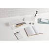 russell+hazel Acrylic Perpetual Calendar and Pencil Bloc Two Compartment Pen