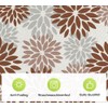 Artoid Mode Flowers Brown Dahlia Summer Table Linen, Seasonal Kitchen