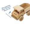 Geschenkissimo Wooden Truck Children - Wooden Car with Name Engraving