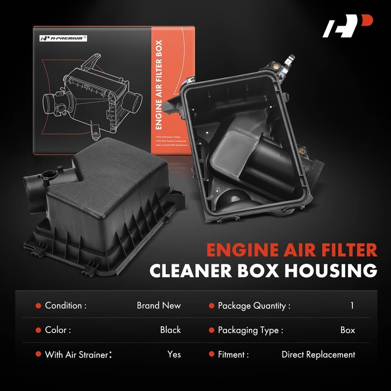 A-Premium Engine Air Filter Cleaner Box Housing Compatible with Toyota