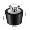 4 Pack 45mm Rubber Pool Winterizing Expansion Plugs with Stainless