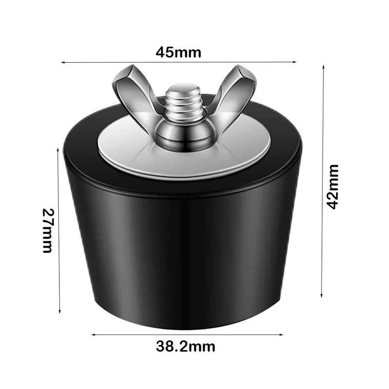 4 Pack 45mm Rubber Pool Winterizing Expansion Plugs with Stainless