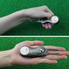 CRESTGOLF Golf Marker with Magnetic Green Fork Folding Golf Fork