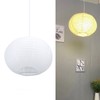 White Round Paper Lantern Light Decorative Soft Light Easy to