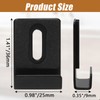 Marvexi 8 Packs Metal Mirror Holder Clips Attachment, 1/4" Heavy