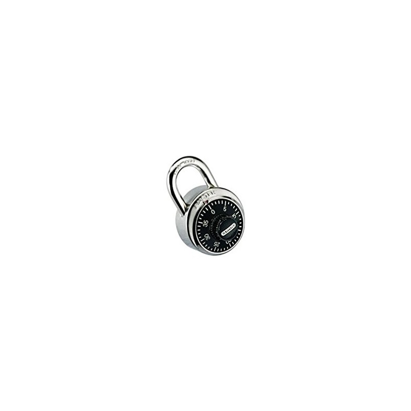 Master Lock 1502 Combination Lock, Black