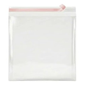 200 Bolsas De Celofán Con Adhesivo Mini 5x5cm                                                                                                         