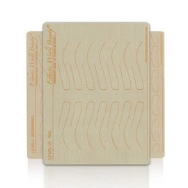 Microblading No Ink Practice Skin | 6 Level Template