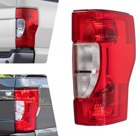 Right Passenger Side Tail Light Rear Lamp Assembly Compatible with Ford F250 F350 2020 2021 2022 Super Duty Non-LED Non-Blind Without Bulbs and Harness LC3Z-13404-C