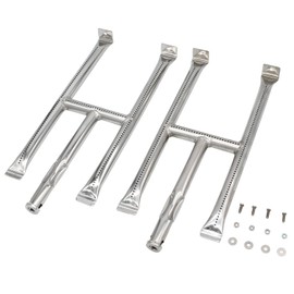 TAILGRILLER Burner Tube Set for Blackstone 22 Inch Table Top Griddle, Set of 2 Stainless Steel Grill Burner Tubes with Screws