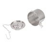 Seasoning Strainer with Hanging Chain Stainless Steel Tea Balls Filter