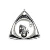 Colgante horóscopo plata Ley 925m Capricornio triangular [AB4157]