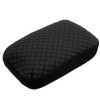Ezzy Auto Black Leather Console Center Armrest Lid Cover Skin
