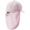 Champion 141-0109 Kids Cap with Flap, safety pink, 53.0-55.0 cm