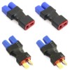 4pcs RC LiPo Battery Connector Adapter Compatible with EC3 to