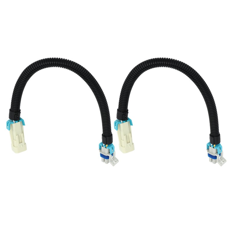 2PCS 12in Oxygen Sensor Wiring Harness Aging Resistant Black Replacement