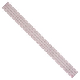 Westcott 8ths Graph Ruler, 2 x 24", Transparent (W-248)