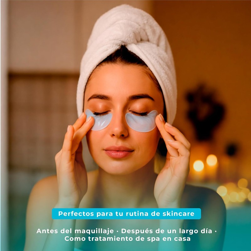 Punta Belleza Parches para Ojos con Ácido Hialurónico Mascarilla Hidratante